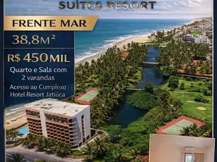 Jatiuca Suítes Resort - Quarto e Sala