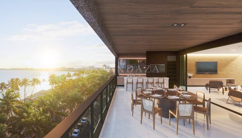 Apartamento de alto luxo com 4 suítes e vista mar - Mansão Galba Accioly