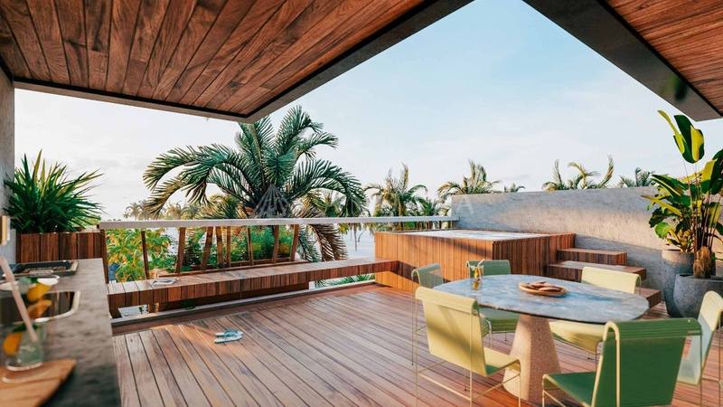 Casa pé na areia com 3 suítes na Rota dos Milagres